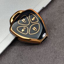 5-Button Car Key Fob Cover Fit For Camry, Corolla, Crown, Reiz, RAV4 Straight Key, Smart Remote Key Case - Multicolor - View 7