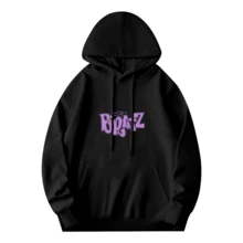 Bratzs Letter Print Blouse White Black T-Shirt Hamsters Graphic Casual Streetwear Summer Tees Shirts Men Women Short Sleeve Topss11 - 黑色 - 查看 1