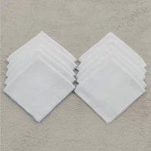 Baby Essentials – 32x32cm Double Diaper Kit 10 Units 100% Cotton With Delicate Piquet - 藍白色 - 查看 1