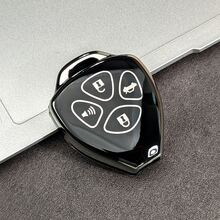 5-Button Car Key Fob Cover Fit For Camry, Corolla, Crown, Reiz, RAV4 Straight Key, Smart Remote Key Case - Multicolor - View 13