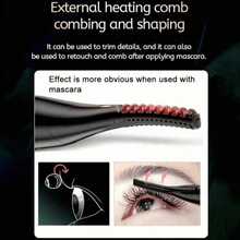 Rechargeable Heated Eyelash Curler, Long-Lasting Shaping, Ideal Gift For Women - Multicolor - View 4
