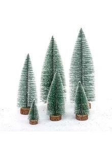Mini Weihnachtsbaum mit schneebedeckter Beflockung, kleiner Pagoden-Baum, Miniatur Tisch- und Fenster-Dekoration, Weihnachtsdekoration, das perfekte Geschenk für gute Freunde, Partyambiente-Dekoration, perfekte Partydekoration, Dekorationsfigur für Zuhause, Weihnachtsgeschenk & ideales Freundschaftsgeschenk, Souvenir, Souvenir für Damen, süßer ästhetischer Stil, Dekoration, Heimdekoration