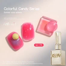 XEIJAYI Frame Bottle Glass Sugar Paper -- Popular Nail Art Colorful Candy 1pc Gel Polish Fashion LED Glossy Nail Art Salon Women'S Nail Art Tools Fashion Solid Color Gel Salon Solid Color Art - 彩色 - 查看 16