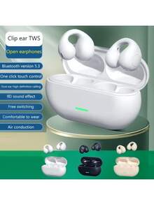 全新 Fone 蓝牙耳机 5.3 无线气导耳机夹耳式音乐降噪高清通话运动游戏耳机 - 彩色 - 查看 4