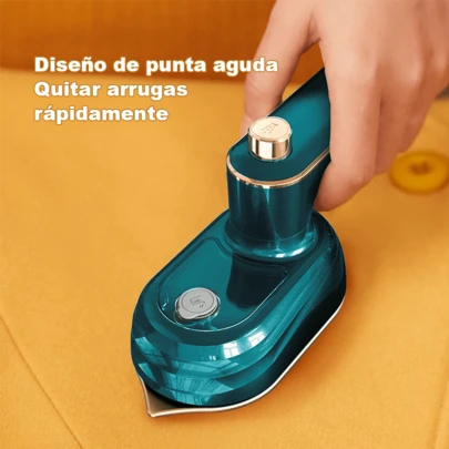 Ideal para Viajes: Mini Plancha de Vapor Eléctrica Portátil, Ferro de Stiro para Casa y Desplazamientos