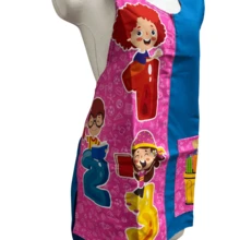 Apron For Teachers And Educators: Exclusive Designs - Blue Pink - View 5