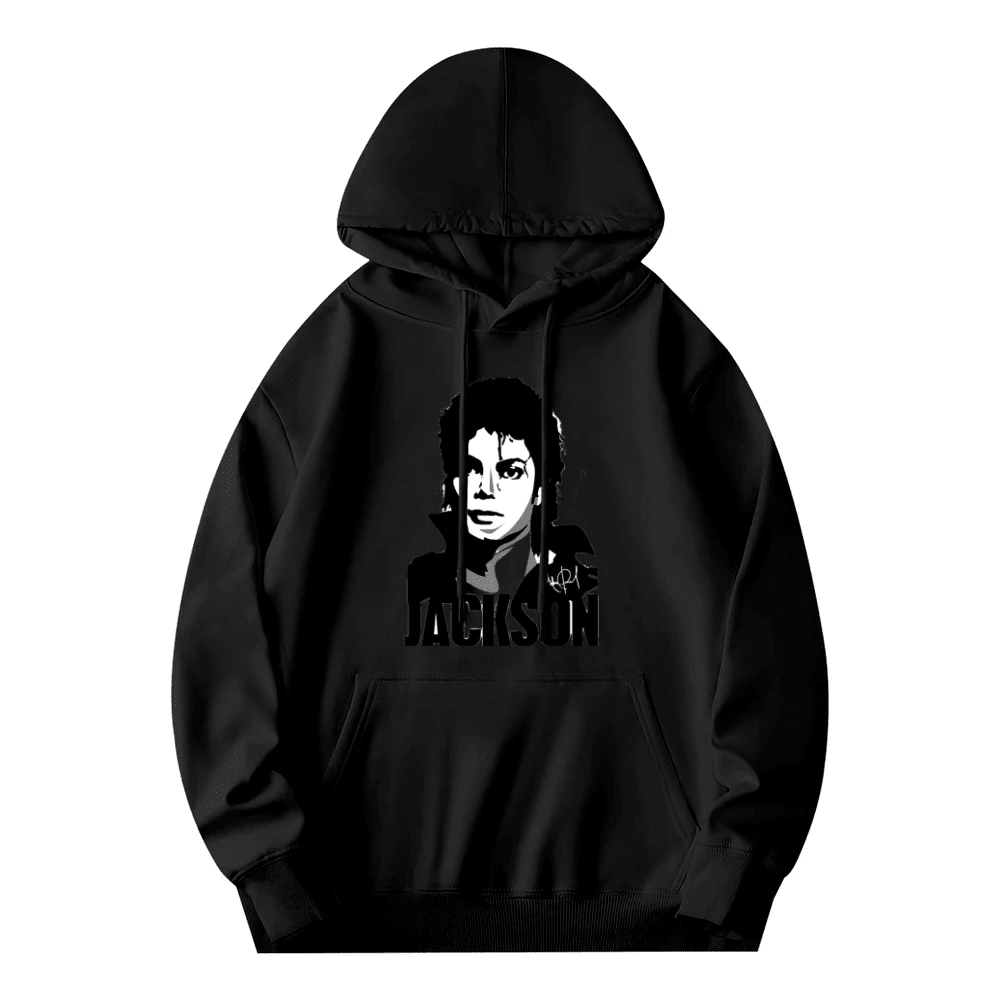 Michael Jacksons Graphic Printed Tshirt Harajuku Rock Fashion Casual Short Sleeve Crew Neck Plus Size T Shirt Women06ss1 - màu đen - Xem 1