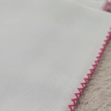 Baby Essentials – 32x32cm Double Diaper Kit 10 Units 100% Cotton With Delicate Piquet - 粉紅色和玫瑰色 - 查看 4