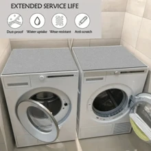 1pc Anti-Slip Protective Pad, High Water Absorption Washing Machine/Dryer Cover, Durable Non-Slip Surface, Elegant Design, Appliance Surface Protector, Washing Machine Protective Pad - Multicolor - View 6