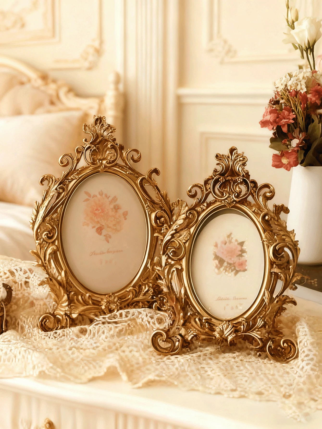 1 Bộ khung ảnh nhựa chạm khắc tinh xảo kiểu Mỹ cổ điển, giấy ảnh ngẫu nhiên, tranh trang trí tường, vật trang trí để bàn, khung chạm khắc kiểu Pháp cổ điển, lãng mạn, khung chạm khắc độc đáo, thích hợp cho phòng khách, phòng ngủ, văn phòng, studio, phòng trưng bày, ghi lại những khoảnh khắc quý giá trong cuộc sống hàng ngày. - Nhiều màu - Xem 1