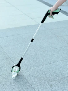 [360°Rotating Lightweight] Lightweight 32-Inch 360° Rotating Clamp Mouth Garbage Grabber Metal Pick-Up, Very Suitable For The Elderly No Need To Charge Manual Operation