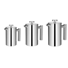350ml, 750ml, 1000ml Stainless Steel French Press Coffee Maker With 3-Layer Filter, Double-Wall Insulation, Portable For Camping & Outdoor Activities, Durable, Comes With 2 Extra Filters And A Spoon, Easy To Clean - Multicolor - View 8