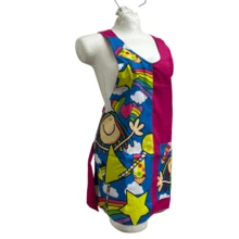 Apron For Teachers And Educators: Exclusive Designs - Watermelon Pink - View 2