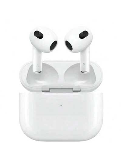 Audífonos bluetooth 3ra generación Air Pods tercera generación con estuche de carga Lightning, Auriculares Inalámbricos Manos libre