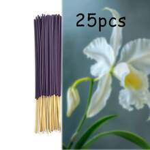 22cm Vanilla Incense Sticks, Handmade Bamboo Stick Incense, Vanilla Scent Mixed With Woody Aroma, Similar To Popcorn Fragrance. Suitable For Yoga, Fitness, Work, Gatherings To Enhance Focus And Improve Ambiance. Great For Holiday And Birthday Gifts