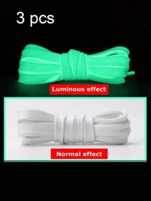 闪亮夜光扁平鞋带 - 完美适用于低帮帆布鞋、运动鞋和休闲鞋 - 女士运动鞋带，情侣款配套配饰 - 彩色 - 查看 28