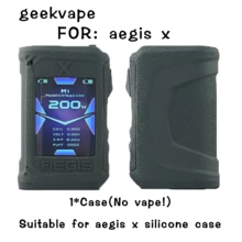 Funda protectora con textura antideslizante y antipolvo, funda de silicona, carcasa protectora para Geekvape AEGIS X, opciones de multicolor, tacto táctil ultrafino, funda protectora de silicona líquida antideslizante y antiimpactos