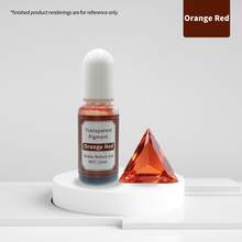 علبة 24 لون / 10 مل صبغة شفافة عالية الشفافية على أساس زيتي ، صبغة شفافة لراتنج الإيبوكسي الأشعة فوق البنفسجية ، غراء AB عالمي