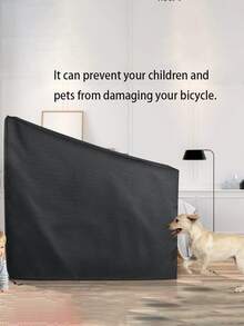 1pc Bicycle Dust Cover, Stationary Bike Rain Cover, Sports Bicycle Dust Proof Cover, Scratch-Resistant And Durable, Fits Multiple Bike Models, Dual-Use Indoor Dust-Proof And Outdoor Rain-Proof - Multicolor - View 6