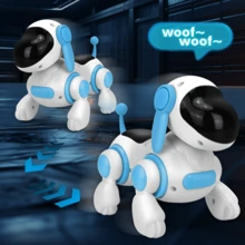 Robot Dog Toy – Smart Robot Dog, Suitable For Children Over 3 Years Old, Interactive Crawling And Sound, Kids Robot Dog Toy With LED Eyes, Electronic Pet Toy Dog, Gift For Boys And Girls(Pink) - Pink - View 4