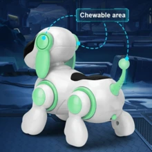 Robot Dog Toy – Smart Robot Dog, Suitable For Children Over 3 Years Old, Interactive Crawling And Sound, Kids Robot Dog Toy With LED Eyes, Electronic Pet Toy Dog, Gift For Boys And Girls(Pink) - Pink - View 9