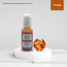 علبة 24 لون / 10 مل صبغة شفافة عالية الشفافية على أساس زيتي ، صبغة شفافة لراتنج الإيبوكسي الأشعة فوق البنفسجية ، غراء AB عالمي