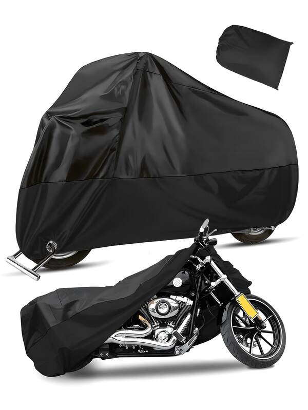 Bicycle cover, outdoor waterproof motorcycle cover rainproof sunscreen UV protection dustproof windproof with lock hole suitable for mountain road electric bicycle