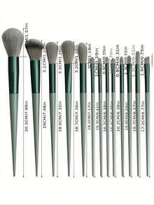 13pcs Essential Makeup Brush Set For Beginners, Featuring Luxuriously Soft Powder, Eye Shadow, Concealer, Blush, And Foundation Brushes, Perfect For Flawless Application And Effortless Blending, Ideal For Everyday Use, Special Occasions, And Holiday Glam, Elevate Your Beauty Routine With This Versatile Makeup Brush Kit, Perfect Gift For Makeup Lovers And Aspiring Artists, Achieve Professional Results At Home With This Comprehensive Brush Collection