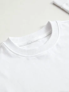 Gray-Cat-Van-Gogh-Starry-Night-Long-Sleeve Sweatshirt - White - View 6