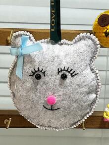 5.12" X 5.12" Square Felt Fabric, Approx. 1mm Thick, Suitable For DIY Crafts, Decorations, Party Props - Grey - View 4