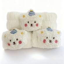 3pcs Cute Bear Headband & Wristband Set, Cartoon Toast Hairband For Washing Face, Hair, Skincare, Room Decor, Home,Skincare Headband,Beauty,Skin Care Products,Spa,Self Care,Skin Care Tools,Face Care,Esthetician Supplies,Skin,Face Wash,Facial