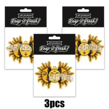 DIE SONNE, Amulett/Schutzsymbol/Design, Auto-Lufterfrischer Anhänger - Cartoon Anime Stil für Rückspiegel, Lüftungsclip, Heim- & Bürodekoration, kreatives Design, Geschenkidee für Freunde