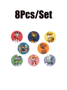 Imanes de nevera de PAW Patrol, imanes de nevera decorativos lindos de Chase, Rubble, Zuma, Skye, Rubble, Tracker y Rex para la cocina, la oficina, la pizarra blanca, regalos de Navidad y decoraciones de fiesta