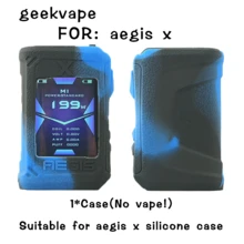 Funda protectora con textura antideslizante y antipolvo, funda de silicona, carcasa protectora para Geekvape AEGIS X, opciones de multicolor, tacto táctil ultrafino, funda protectora de silicona líquida antideslizante y antiimpactos