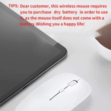 Wireless Bluetooth Mouse With Mouse Pad Compatible With IPad Surface Pro Mac Book Pro Air, Wireless Bluetooth Computer Mouse For IMac Laptop, Small Poratble Mouse For Travel