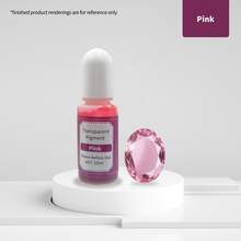 علبة 24 لون / 10 مل صبغة شفافة عالية الشفافية على أساس زيتي ، صبغة شفافة لراتنج الإيبوكسي الأشعة فوق البنفسجية ، غراء AB عالمي