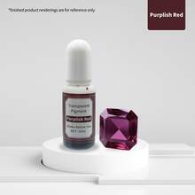 علبة 24 لون / 10 مل صبغة شفافة عالية الشفافية على أساس زيتي ، صبغة شفافة لراتنج الإيبوكسي الأشعة فوق البنفسجية ، غراء AB عالمي