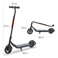 PORIYA Portable 900W Electric Scooter For Adults, 40KM/H Max Speed & 50KM Range, Foldable E-Scooter With LED Display, Dual Brakes & App Control - Yellow - View 11