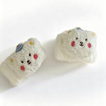 3pcs Cute Bear Headband & Wristband Set, Cartoon Toast Hairband For Washing Face, Hair, Skincare, Room Decor, Home,Skincare Headband,Beauty,Skin Care Products,Spa,Self Care,Skin Care Tools,Face Care,Esthetician Supplies,Skin,Face Wash,Facial