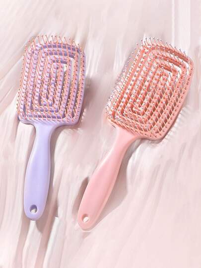 Paddle Brush For Men & Women - Detangling Styling Hair Combs, Gentle On Scalp, Durable Mixed Material - Hair Care Tools For All Hair Types