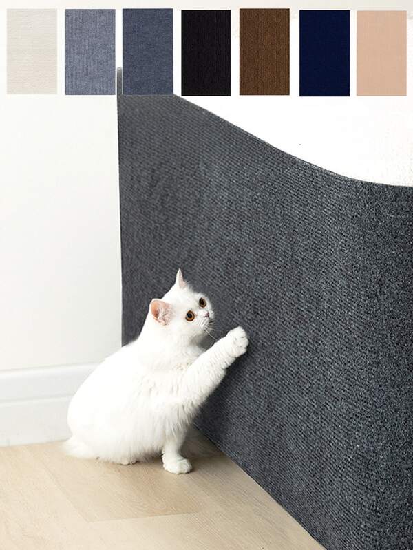 1 pieza Protector de muebles rascador para gatos - Alfombrilla adhesiva para pared con respaldo autoadhesivo, para sofá, sillón, pared, árbol para gatos y rascador de escalada DIY para gatos