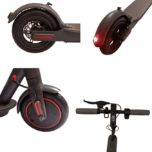 PORIYA Portable 900W Electric Scooter For Adults, 40KM/H Max Speed & 50KM Range, Foldable E-Scooter With LED Display, Dual Brakes & App Control - Yellow - View 5