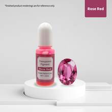 علبة 24 لون / 10 مل صبغة شفافة عالية الشفافية على أساس زيتي ، صبغة شفافة لراتنج الإيبوكسي الأشعة فوق البنفسجية ، غراء AB عالمي