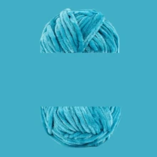 1pc/6pcs Chenille Yarn 6mm Thick Handmade DIY Crochet Velvet Chunky Wool Yarn For Knitting, Scarves, Hats, Plush Blankets - Multicolor - View 46