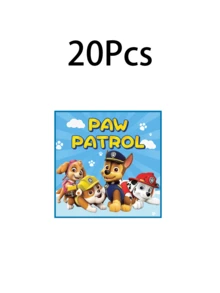 PAW Patrol Anime Characters Themed Party Supplies Set Chase Rubble Zuma Skye Fire Truck Rubble Tracker Rex Paper Plates, Paper Cups, Paper Napkins, Tablecloths And Hanging Decorations For Party, Valentine's Day Graduation Party Decorations - Multicolor - View 3