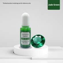 علبة 24 لون / 10 مل صبغة شفافة عالية الشفافية على أساس زيتي ، صبغة شفافة لراتنج الإيبوكسي الأشعة فوق البنفسجية ، غراء AB عالمي