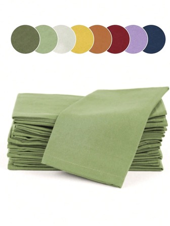 2/6/12 unidades de guardanapos reutilizáveis absorventes macios, adequados para restaurantes, cozinhas, casamentos, festas, decoração de casa, primavera/verão