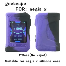 Funda protectora con textura antideslizante y antipolvo, funda de silicona, carcasa protectora para Geekvape AEGIS X, opciones de multicolor, tacto táctil ultrafino, funda protectora de silicona líquida antideslizante y antiimpactos