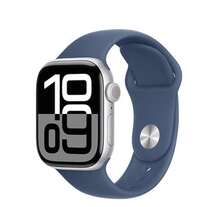 Apple 二手苹果手表 Series 10 GPS 46mm，近乎全新，包含：充电线、2 条表带 - 銀色鋁金屬 - 查看 2