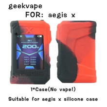 Funda protectora con textura antideslizante y antipolvo, funda de silicona, carcasa protectora para Geekvape AEGIS X, opciones de multicolor, tacto táctil ultrafino, funda protectora de silicona líquida antideslizante y antiimpactos